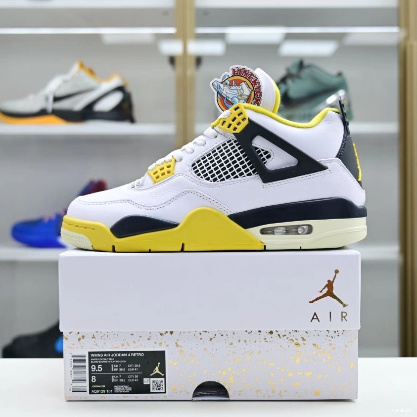 "Vivid Sulfur" Jordan 4 Jordan Air 1203